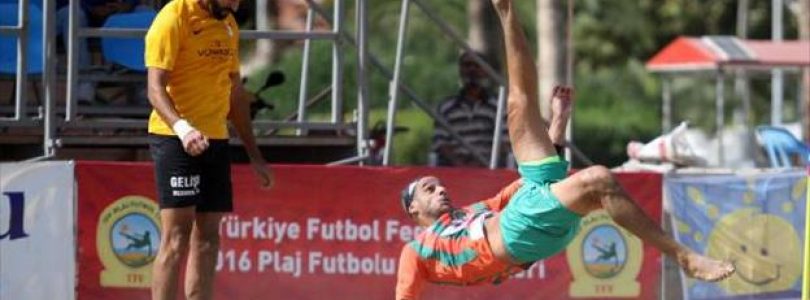 Beach football in Alanya